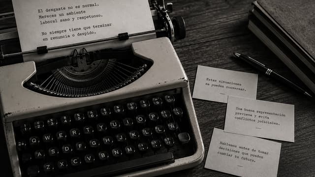 EL PROBLEMA NO SIEMPRE ES EL DESPIDO: A VECES EL DESGASTE EMPIEZA MUCHO ANTES.